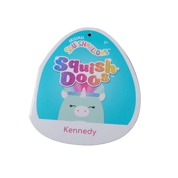 KellyToy Squishmallow 16" Squish Doo Kennedy the Mint Green Rainbow Unicorn - Picture 4 of 5